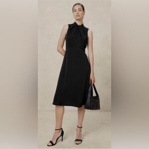 NWOT Elegant Black Sleeveless Dress